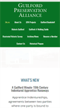 Mobile Screenshot of guilfordpreservation.org