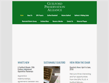 Tablet Screenshot of guilfordpreservation.org